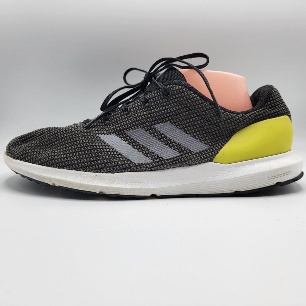 Adidas Cosmic Mens Running Shoes Size 10.5 Black Knit Upper Adiwear Sole AQ2189